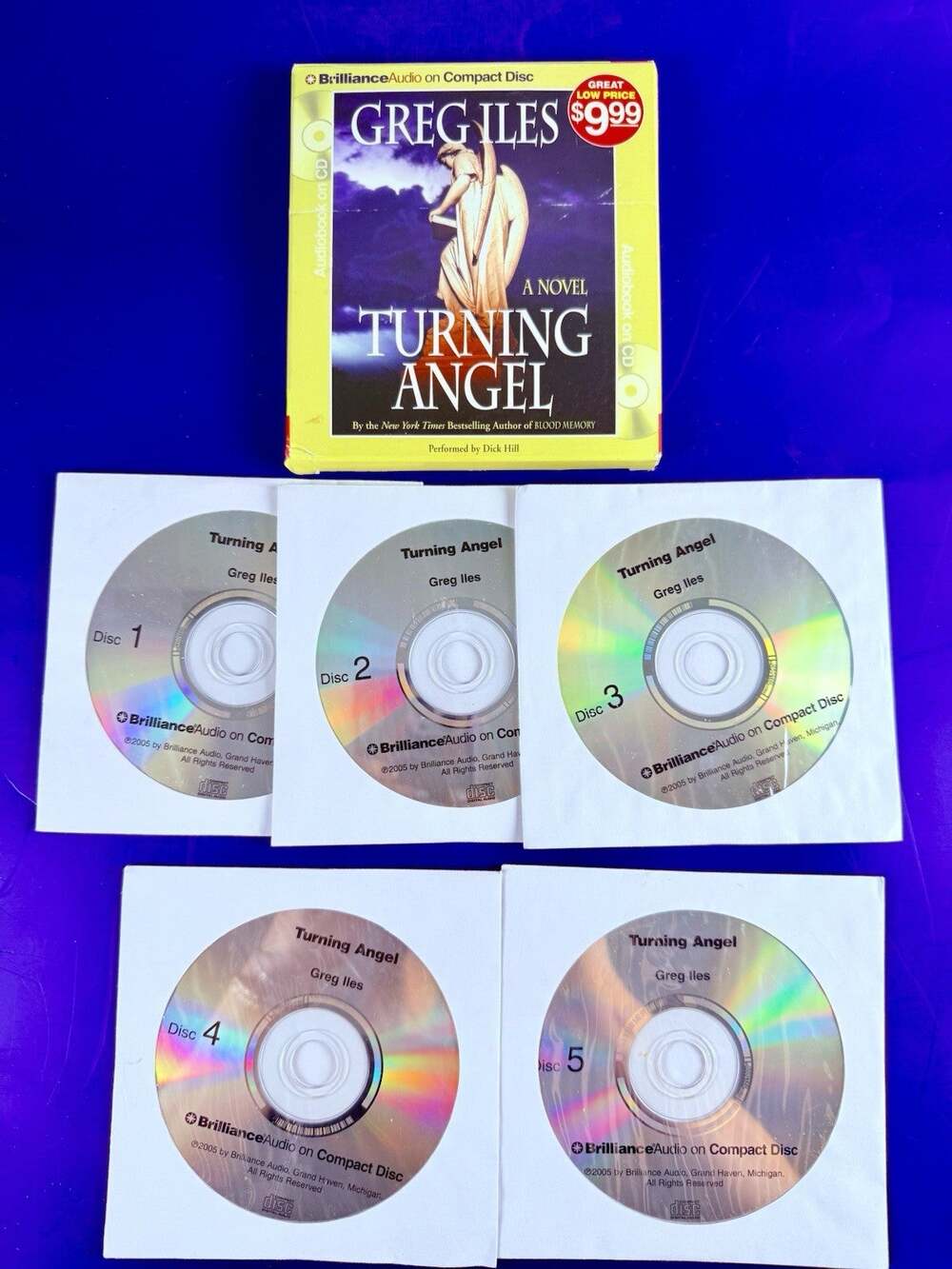 Turning Angel Audiobook by Greg Iles 5 CDs SET